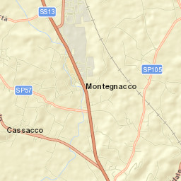 Cassacco Street Map