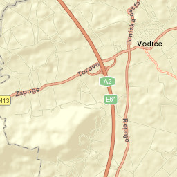 Vodice Street Map