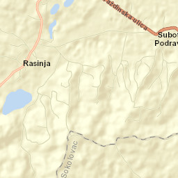Rasinja Street Map