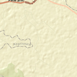 Peteranec Street Map
