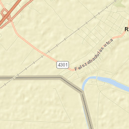 Röszke Street Map