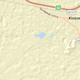 Kiszombor Street Map