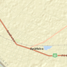 Apátfalva Street Map