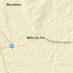 Galda de Jos Street Map