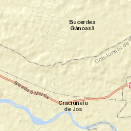 Comuna Crăciunelu de Jos Street Map