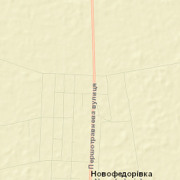 Novofedorivka Street Map