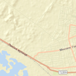 Heniches’k Street Map