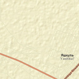 Yashkul’ Street Map