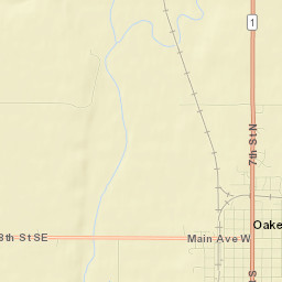 Oakes Street Map