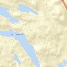 Lac-Simon Street Map