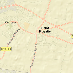 Périgny Street Map