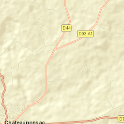 Châteauponsac Street Map