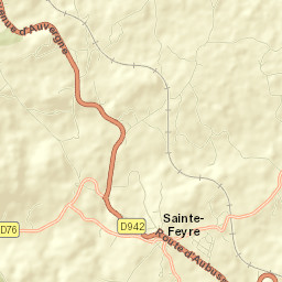 Sainte-Feyre Street Map