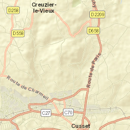Cusset Street Map