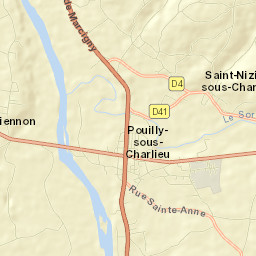 Saint-Nizier-sous-Charlieu Street Map