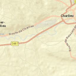 Charlieu Street Map
