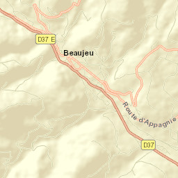 Beaujeu Street Map
