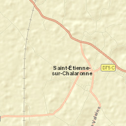 Saint-Étienne-sur-Chalaronne Street Map