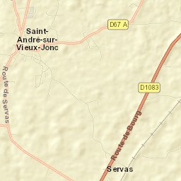 Saint-André-sur-Vieux-Jonc Street Map