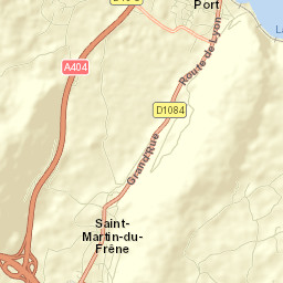 Saint-Martin-du-Frêne Street Map