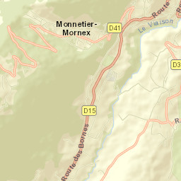 Monnetier-Mornex Street Map