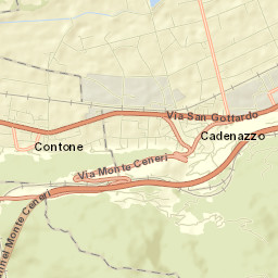Cadenazzo Street Map