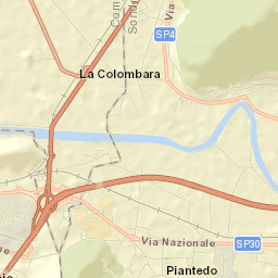 Piantedo Street Map