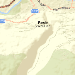 Faedo Valtellino Street Map