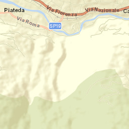 Piateda Centro Street Map