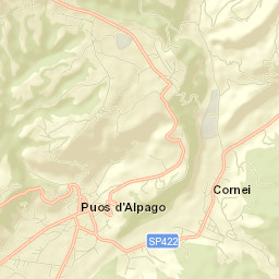 Puos d'Alpago Street Map