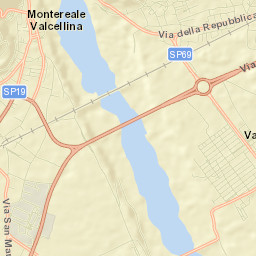 Vajont Street Map