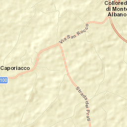 Colloredo di Monte Albano-Lauzzana Street Map