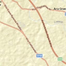 Provincia di Udine Street Map