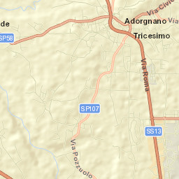 Tricesimo Street Map