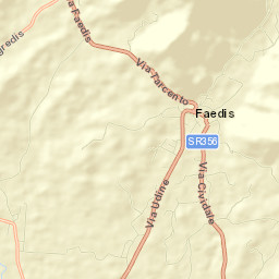 Faedis Street Map