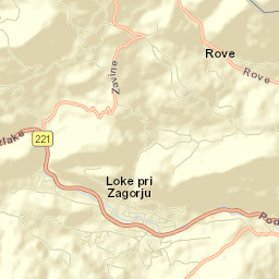 Izlake Street Map