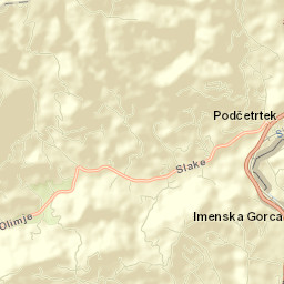 Podčetrtek Street Map