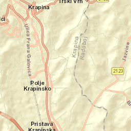 Grad Krapina Street Map