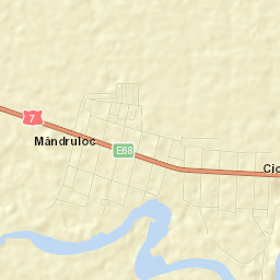 Mândruloc Street Map