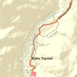 Oraş Bãile Tuşnad Street Map
