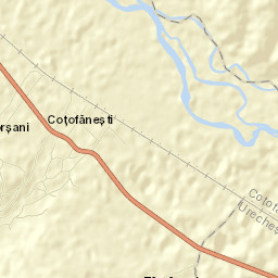 Comuna Coţofăneşti Street Map