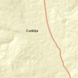 Comuna Corbiţa Street Map