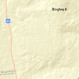 Comuna Bogheşti Street Map