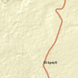 Blăgeşti Street Map
