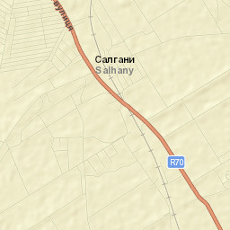 Salhany Street Map