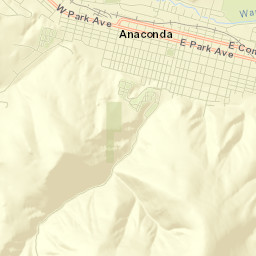 Anaconda Street Map