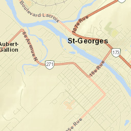 Saint-Georges Street Map