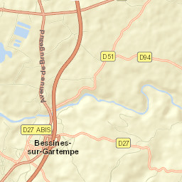 Bessines-sur-Gartempe Street Map
