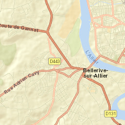 Bellerive-sur-Allier Street Map
