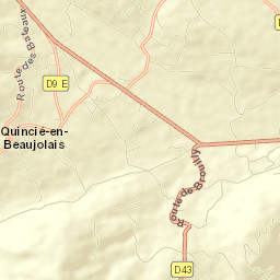 Quincié-en-Beaujolais Street Map